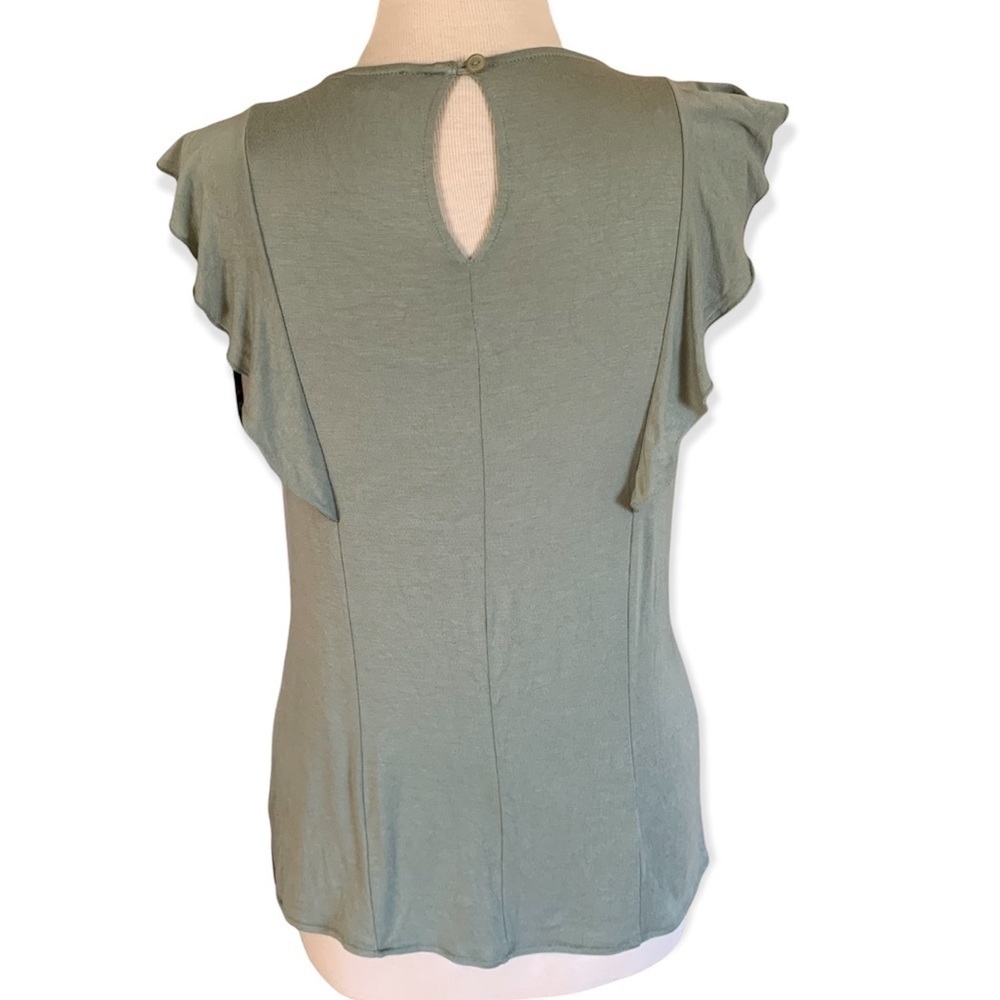JOSEPH A Medium/Large Sleeveless Ruffled shirt - Picture 4 of 9